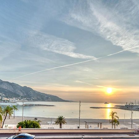 Apartment Les Sablettes Panoramic Sea View Menton Exterior photo